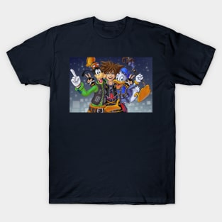 Kingdom Hearts - Sora Donald Goofy T-Shirt